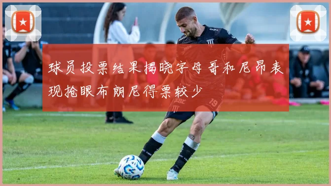 球员投票结果揭晓字母哥和尼昂表现抢眼布朗尼得票较少